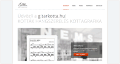 Desktop Screenshot of gitarkotta.hu